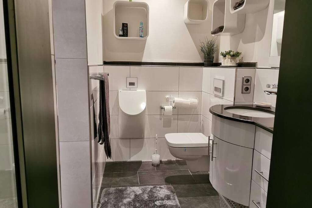 Schoene Ferien- Oder Monteurwohnung "Ausblick Storchennest" Schermbeck Exterior foto